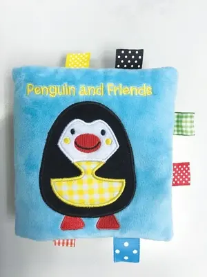 Tučňák a přátelé: Měkká a chlupatá knížka pro miminko! - Penguin and Friends: A Soft and Fuzzy Book Just for Baby!