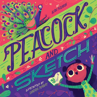 Páv a skica - Peacock and Sketch