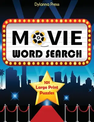 Filmové hledání slov: 101 velkých tištěných hádanek - Movie Word Search: 101 Large Print Puzzles