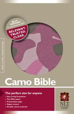 Kamuflážní Bible-NLT-Zipper - Camo Bible-NLT-Zipper