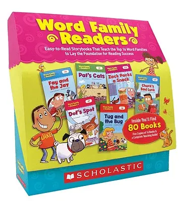 Word Family Readers Set: Snadno čitelné příběhy, které učí 16 nejlepších slovních rodin a vytvářejí základ pro úspěšné čtení - Word Family Readers Set: Easy-To-Read Storybooks That Teach the Top 16 Word Families to Lay the Foundation for Reading Success