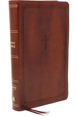 Nkjv, Referenční bible, Kompaktní, kožená, hnědá, edice s červenými písmeny, komfortní tisk: Bible svatá, Nová verze krále Jakuba, černá barva, Comfort Comfort, černá barva, Comfort, černá barva - Nkjv, Reference Bible, Compact, Leathersoft, Brown, Red Letter Edition, Comfort Print: Holy Bible, New King James Version