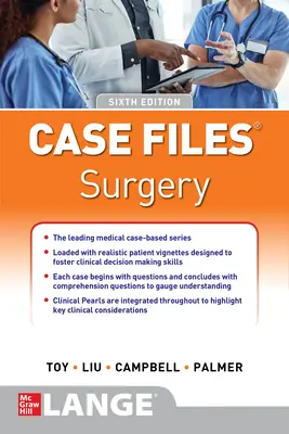Případové soubory chirurgie, šesté vydání - Case Files Surgery, Sixth Edition