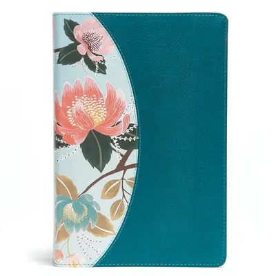 Studijní bible CSB pro ženy, Teal/Sage Leathertouch, indexovaná - The CSB Study Bible for Women, Teal/Sage Leathertouch, Indexed