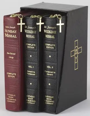 Denní a nedělní misál sv: Dárkový box: kompletní třísvazková sada - St. Joseph Daily and Sunday Missals: Complete Gift Box 3-Volume Set