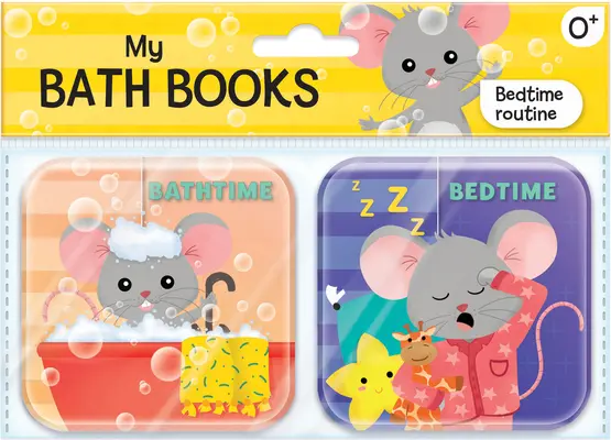 Moje knížky do koupele - Rutina před spaním - My Bath Books - Bedtime Routine