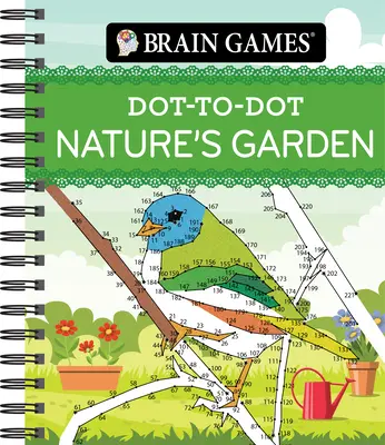 Hry na mozek - Tečka k tečce Přírodní zahrada - Brain Games - Dot-To-Dot Nature's Garden