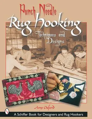 Dírkované háčkování koberců: Techniky a vzory - Punch Needle Rug Hooking: Techniques and Designs