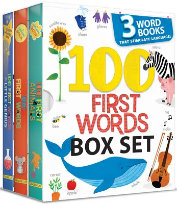 100 First Words Box Set: 100 prvních slov: Knížky se 3 slovy, které stimulují jazyk (Us Edition) - 100 First Words Box Set: 3 Word Books That Stimulate Language (Us Edition)