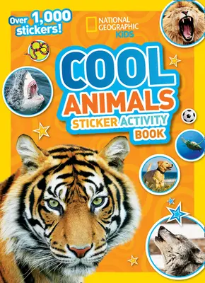 Cool Animals Sticker Activity Book - Více než 1 000 samolepek! - Cool Animals Sticker Activity Book - Over 1,000 Stickers!