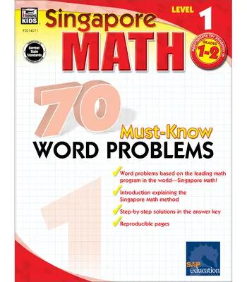 70 slovních úloh, které musíte znát, 1. - 2. třída - 70 Must-Know Word Problems, Grades 1 - 2