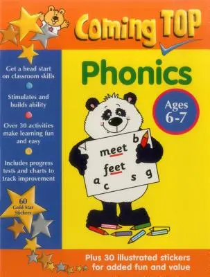 Nahoru: Fonetika Věk 6-7 let: Začněte s dovednostmi ve třídě - se samolepkami! - Coming Top: Phonics Ages 6-7: Get a Head Start on Classroom Skills - With Stickers!