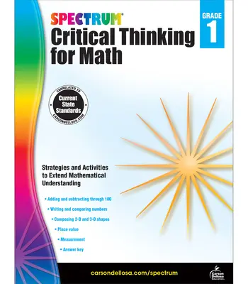 Spektrum Kritické myšlení pro matematiku, 1. třída - Spectrum Critical Thinking for Math, Grade 1