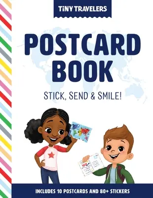 Kniha pohlednic Tiny Travelers: Vlep, pošli a usmívej se! - Tiny Travelers Postcard Book: Stick, Send & Smile!