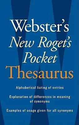 Websterův nový Rogetův kapesní tezaurus - Webster's New Roget's Pocket Thesaurus