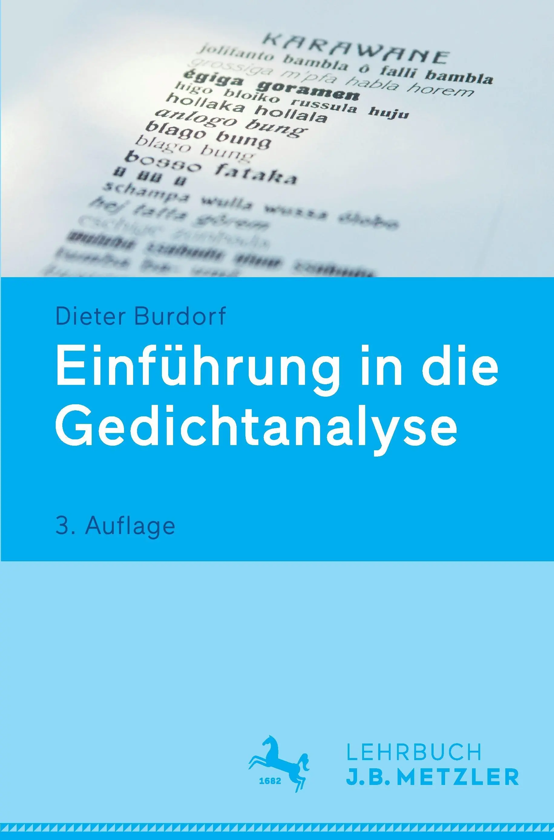 Einfhrung in Die Gedichtanalyse (Úvod do dějin dějepisu) - Einfhrung in Die Gedichtanalyse