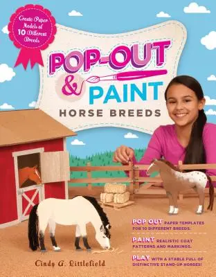 Pop-Out & Paint Horse Breeds: Pop-Out & Paint Horse Breeds: Vytvořte si papírové modely 10 různých plemen koní. - Pop-Out & Paint Horse Breeds: Create Paper Models of 10 Different Breeds