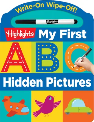Moje první abeceda Skryté obrázky pro psaní a stírání - Write-On Wipe-Off My First ABC Hidden Pictures