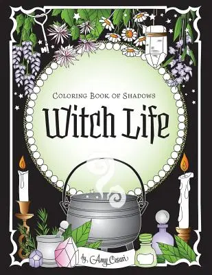 Omalovánky stínů: Čarodějnický život - Coloring Book of Shadows: Witch Life