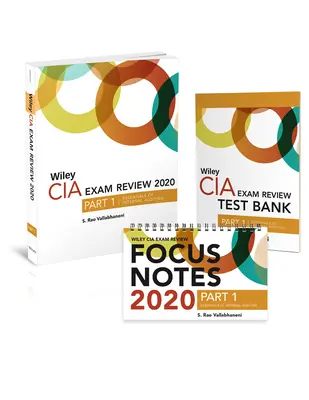 Wiley CIA Exam Review 2020 + Test Bank + Focus Notes: Část 1, Základy interního auditu Set - Wiley CIA Exam Review 2020 + Test Bank + Focus Notes: Part 1, Essentials of Internal Auditing Set
