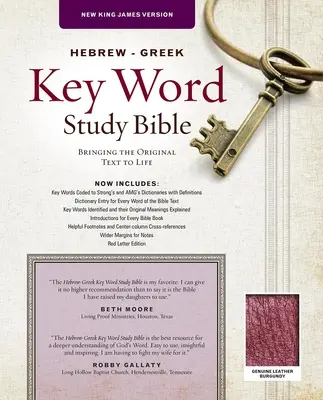Hebrejsko-řecká studijní bible s klíčovými slovy-NKJV - Hebrew-Greek Key Word Study Bible-NKJV