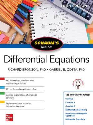 Schaum's Outline of Differential Equations, Fifth Edition (Schaumův přehled diferenciálních rovnic, páté vydání) - Schaum's Outline of Differential Equations, Fifth Edition