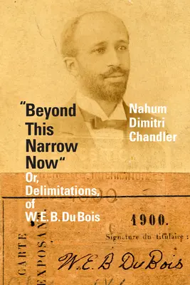 Za touto úzkou hranicí: E. B. Du Bois: Vymezení hranic - Beyond This Narrow Now: Or, Delimitations, of W. E. B. Du Bois