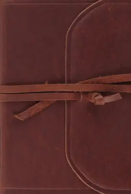 Kompaktní Bible s velkým výtiskem - ESV - s chlopní na řemínku - Large Print Compact Bible-ESV-Strap Flap