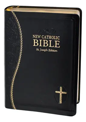Nová katolická bible střední tisk Dura Lux (černá) - New Catholic Bible Medium Print Dura Lux (Black)