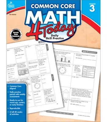 Společný základ Matematika 4 dnes, 3. třída - Common Core Math 4 Today, Grade 3