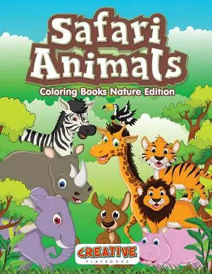 Omalovánky Safari zvířátka - edice Příroda - Safari Animals Coloring Books Nature Edition