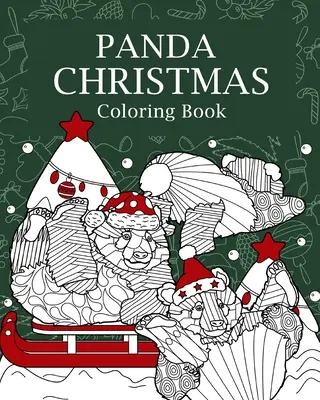 Panda Vánoční omalovánky - Panda Christmas Coloring Book