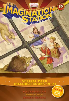 Knihy z edice Imagination Station 3-Pack: Světlo v jámě lvové / Peklo v Tokiu / Šílenec na Manhattanu - Imagination Station Books 3-Pack: Light in the Lions' Den / Inferno in Tokyo / Madman in Manhattan