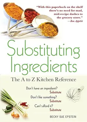 Nahrazování ingrediencí: Kuchyňská příručka od A do Z - Substituting Ingredients: The A to Z Kitchen Reference