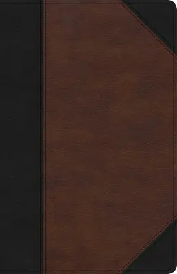 KJV Velká tištěná referenční bible osobní velikosti, hnědá/černá Leathertouch, indexovaná - KJV Large Print Personal Size Reference Bible, Brown/Black Leathertouch Indexed