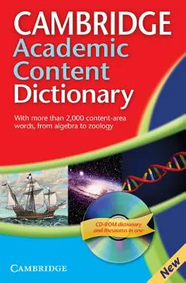 Cambridge Academic Content Dictionary Reference Book [With CDROM] (Příruční slovník Cambridge Academic Content) - Cambridge Academic Content Dictionary Reference Book [With CDROM]