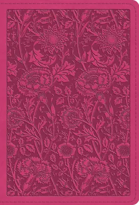 Kompaktní Bible-ESV s velkým výtiskem-Květinový design - Large Print Compact Bible-ESV-Floral Design