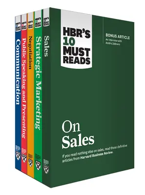 Sbírka 10 knih, které si musíte přečíst v oblasti prodeje a marketingu podle Hbr (5 knih) - Hbr's 10 Must Reads for Sales and Marketing Collection (5 Books)