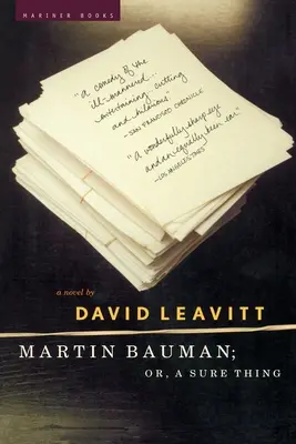 Martin Bauman; aneb, jistá věc - Martin Bauman; Or, a Sure Thing