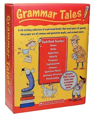 Grammar Tales Box Set (Sada gramatických příběhů): Sbírka knih pro hlasité čtení, které učí 10 základních pravidel používání a mechaniky jazyka - Grammar Tales Box Set: A Rib-Tickling Collection of Read-Aloud Books That Teach 10 Essential Rules of Usage and Mechanics