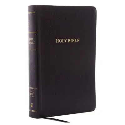 KJV, referenční bible, osobní velikost, obří tisk, lepená kůže, černá, indexovaná, vydání s červenými písmeny - KJV, Reference Bible, Personal Size Giant Print, Bonded Leather, Black, Indexed, Red Letter Edition