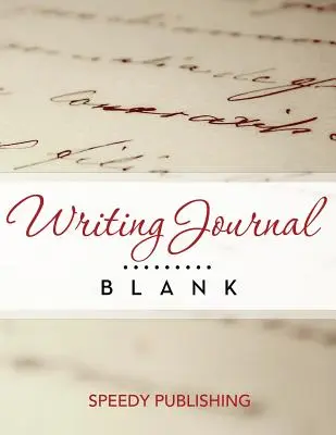Prázdný deník na psaní - Writing Journal Blank