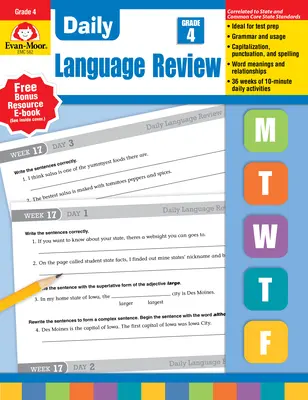 Denní jazykový přehled, 4. třída - Daily Language Review Grade 4