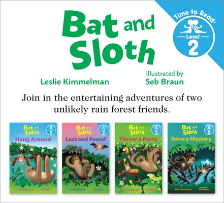 Netopýr a lenochod Set #1 (Netopýr a lenochod: Čas na čtení, Level 2) - Bat and Sloth Set #1 (Bat and Sloth: Time to Read, Level 2)