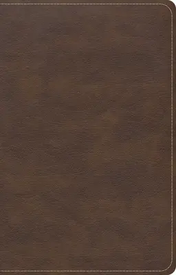 CSB jednosloupcová kompaktní bible, hnědá Leathertouch - CSB Single-Column Compact Bible, Brown Leathertouch