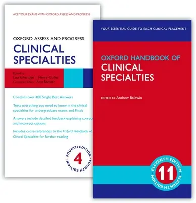 Oxford Handbook of Clinical Specialties 11E a Oxford Assess and Progress: Clinical Specialties 4e - Oxford Handbook of Clinical Specialties 11E and Oxford Assess and Progress: Clinical Specialties 4e