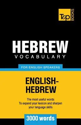 Hebrejský slovník pro anglicky mluvící - 3000 slovíček - Hebrew vocabulary for English speakers - 3000 words