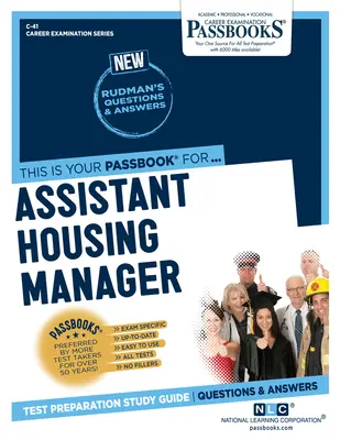 Asistent správce bytového fondu (C-41): Průvodce studijními sešity - Assistant Housing Manager (C-41): Passbooks Study Guide