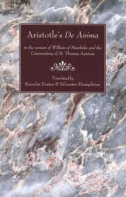 Aristotelův spis De Anima - Aristotle's De Anima