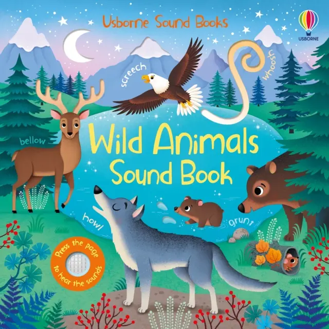 Zvuková knížka o divokých zvířatech - Wild Animals Sound Book